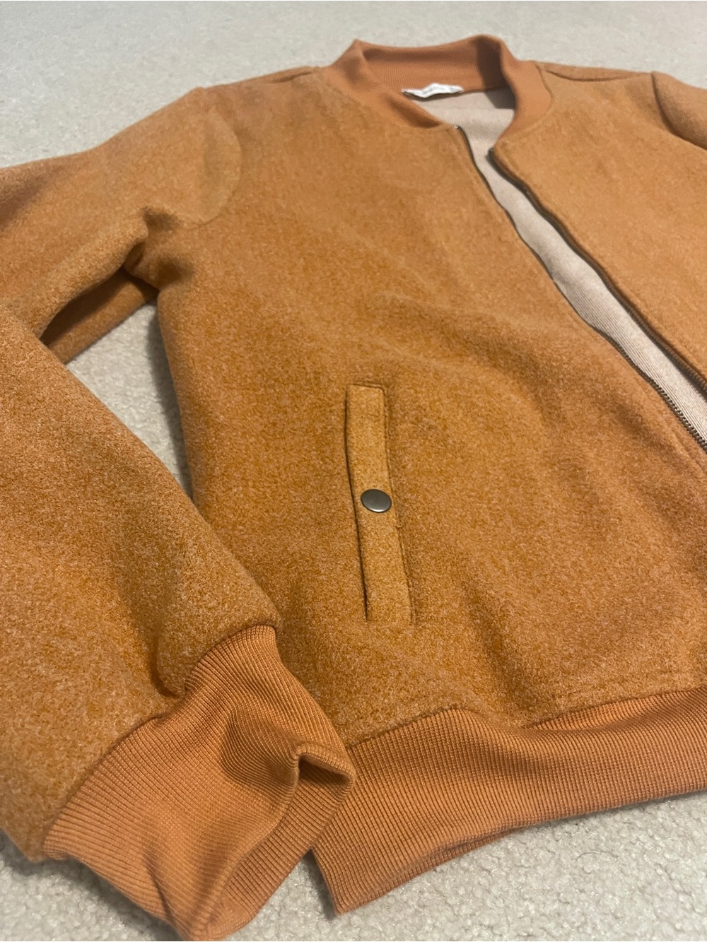 Staccato Men's Rust-Brown Bomber Jacket - Picture 2 of 3